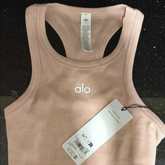ALO Yoga Blush Ribbed Tank - Picture 2 of 2